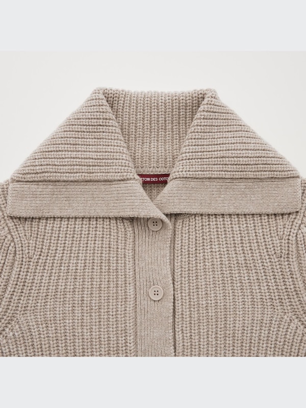 ウールビッグカラーカーディガン（コントワーデコトニエ）