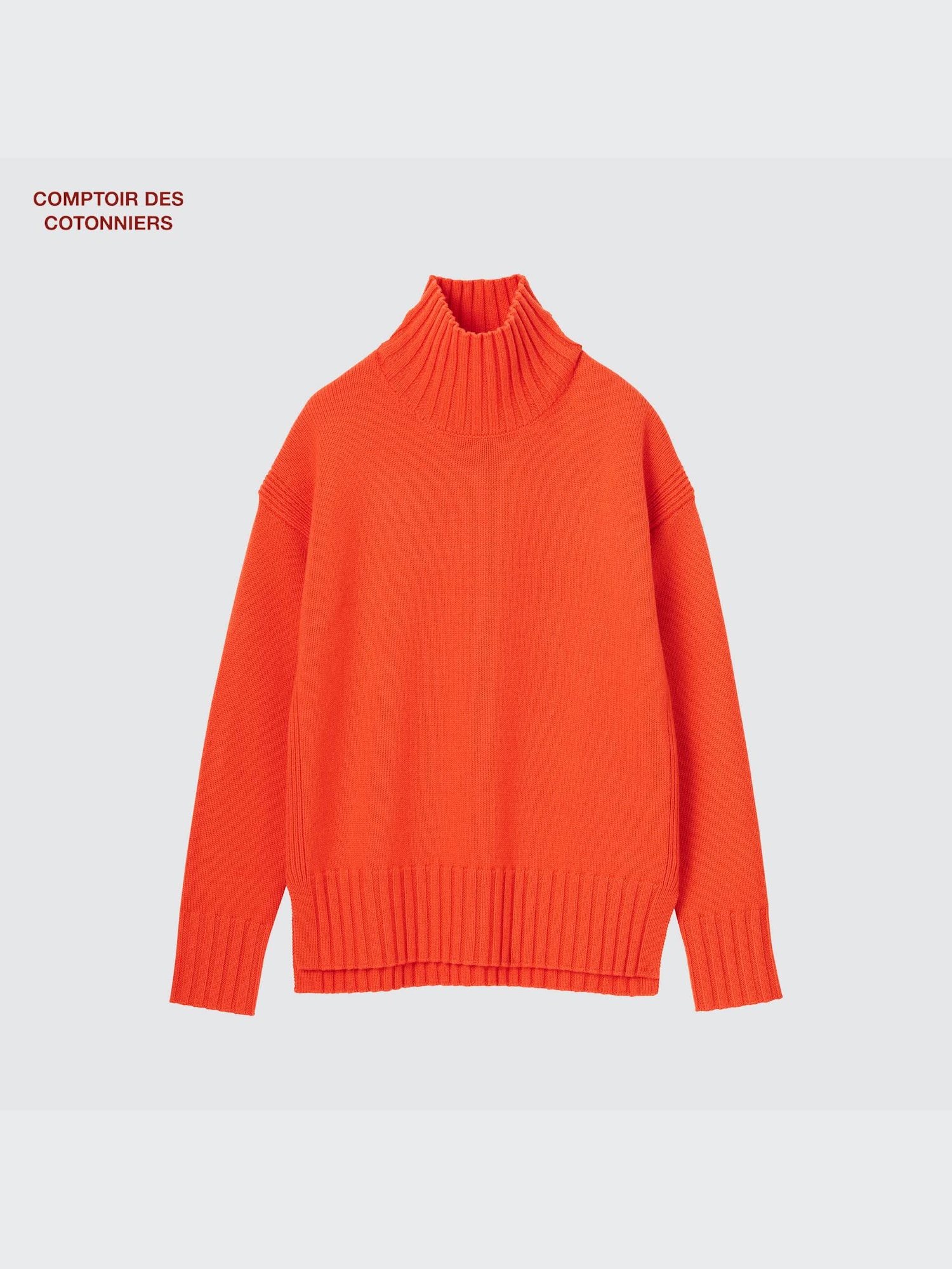 ユニクロ公式 | ウールモックネックセーター（長袖・コントワーデ