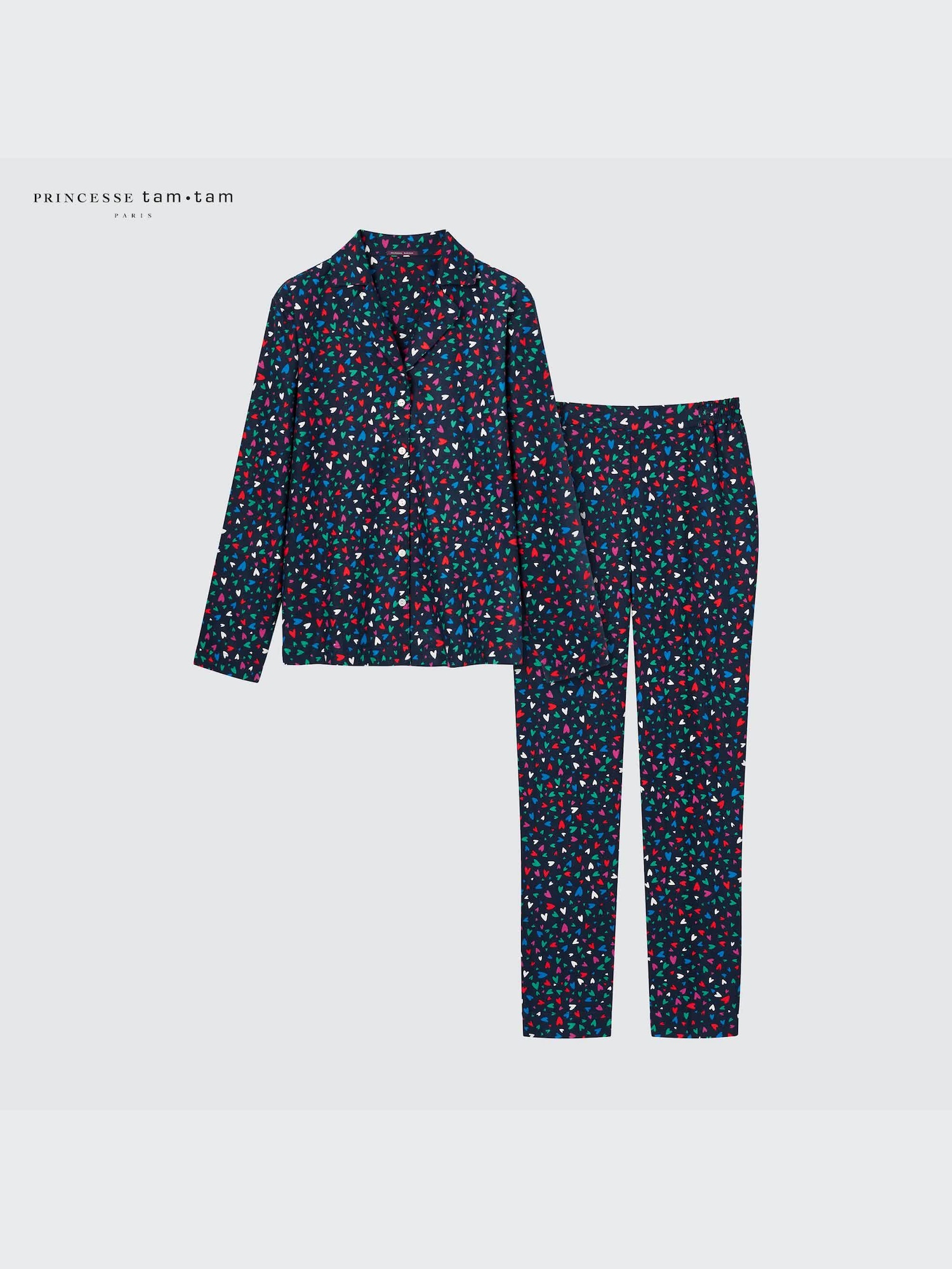 ユニクロ公式 | プリントパジャマセット（長袖・プリンセスタムタム）