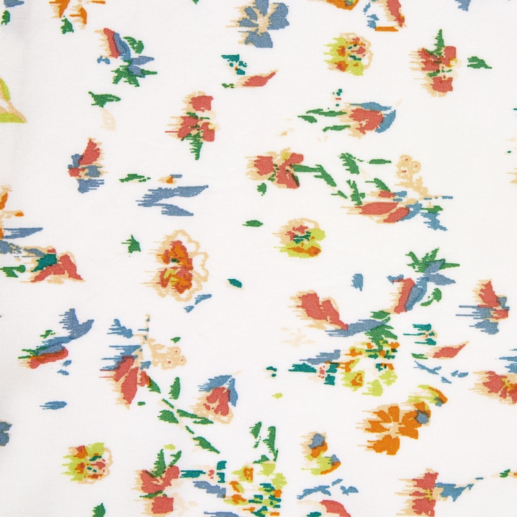 Printed Front Slit Camisole Dress