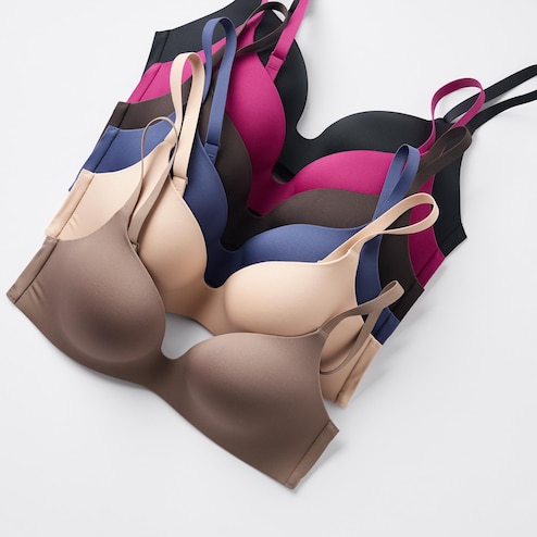 UNIQLO Malaysia - UNIQLO's Wireless Bra (Beauty Light) provides the best  support when it comes to our cup design and fit. Featuring a seamless  bonded back that stays invisible under your clothes