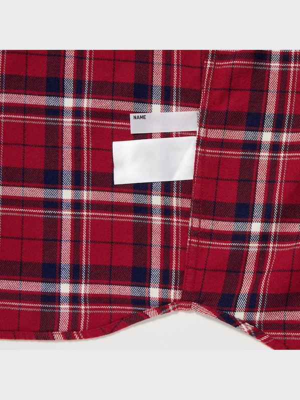 フランネルチェックシャツ（長袖）