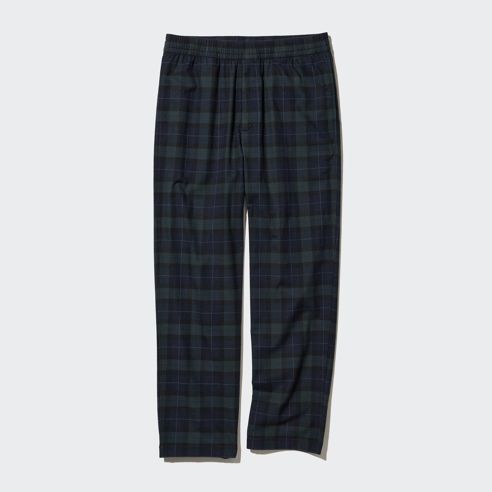 MEN S FLANNEL EASY ANKLE PANTS UNIQLO IN