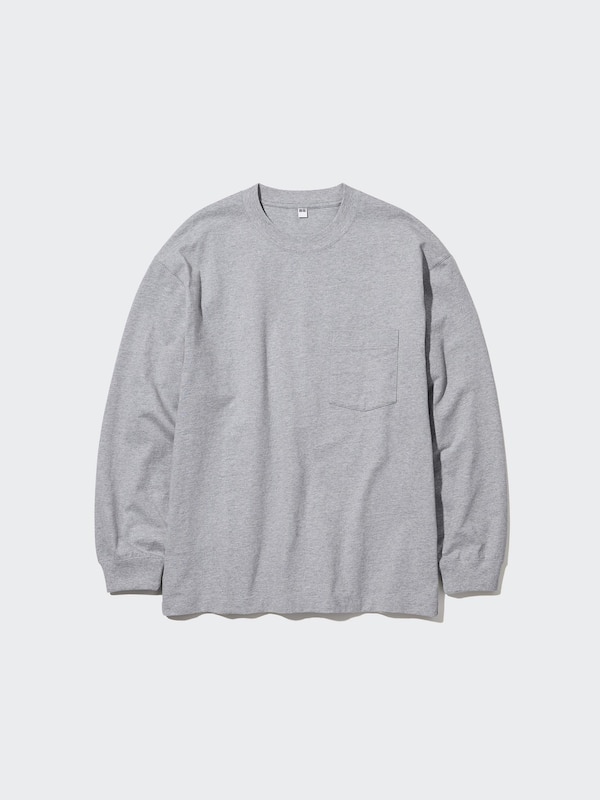 ウォッシュコットンクルーネックTシャツ