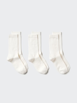 ソックス/3足組/リブ