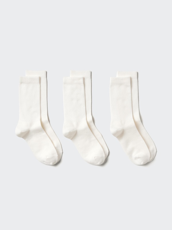 ソックス/3足組/リブ