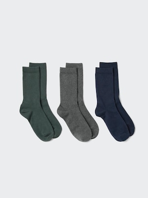 Ribbed Socks 3 Pairs