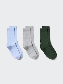 Regular socks | 3 Pairs | Ribbed