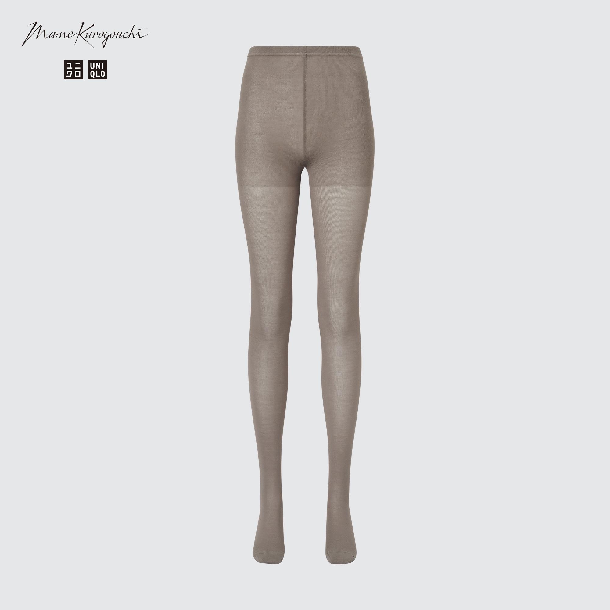 WOMEN'S HEATTECH KNITTED TIGHTS (SHEER) | UNIQLO ID