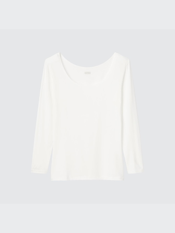 ヒートテックUネックT（8分袖）