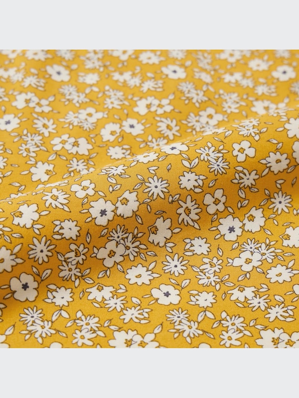 GIRLS レーヨンフラワープリントワンピース（半袖）