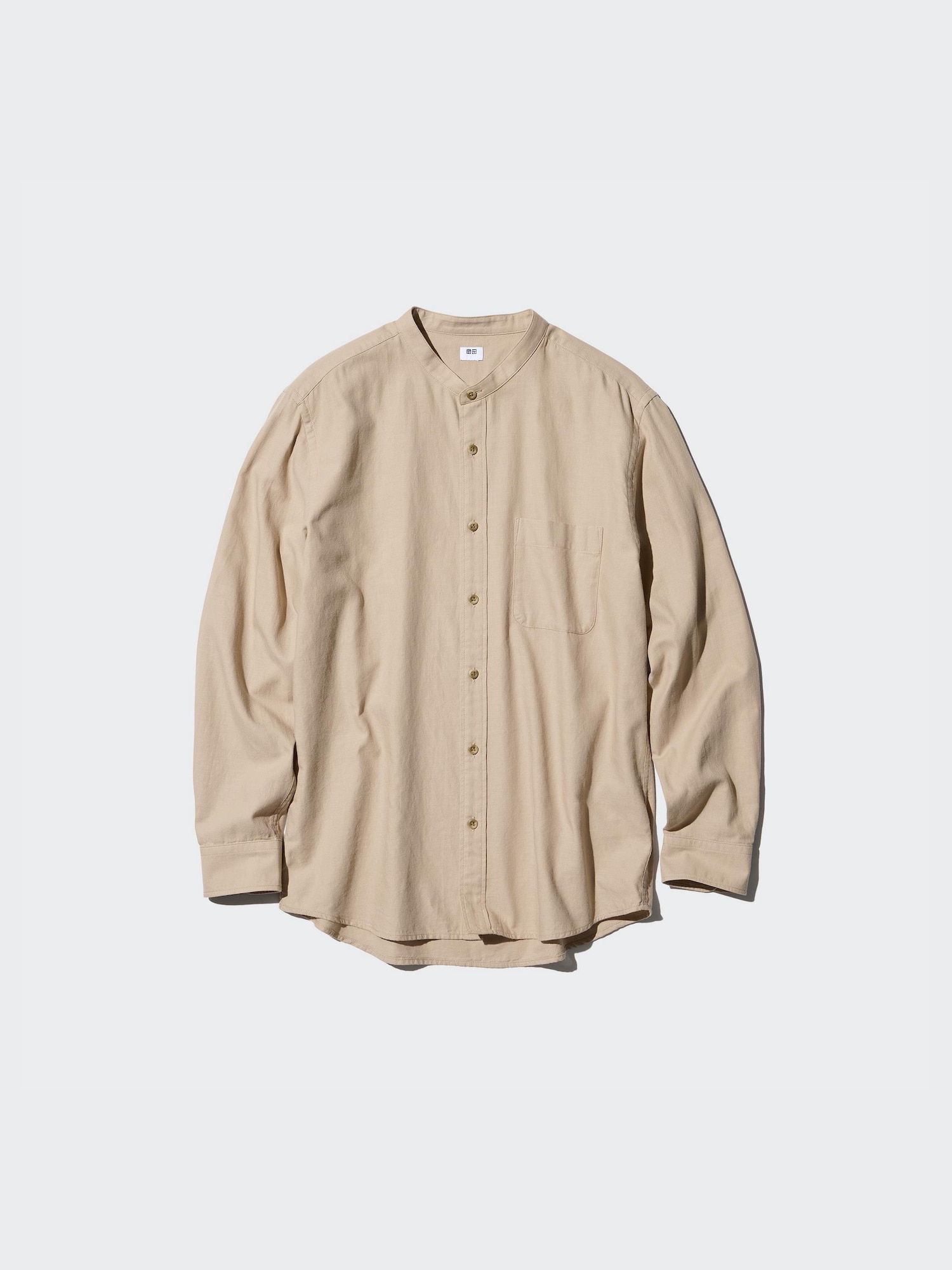 トップス WIRROW Washi cotton stand collar shirt Shirts & Polos for Men | Cotton, Linen, Oversized & Full Sleeves