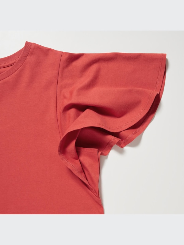 Cotton Flare Sleeve T-Shirt