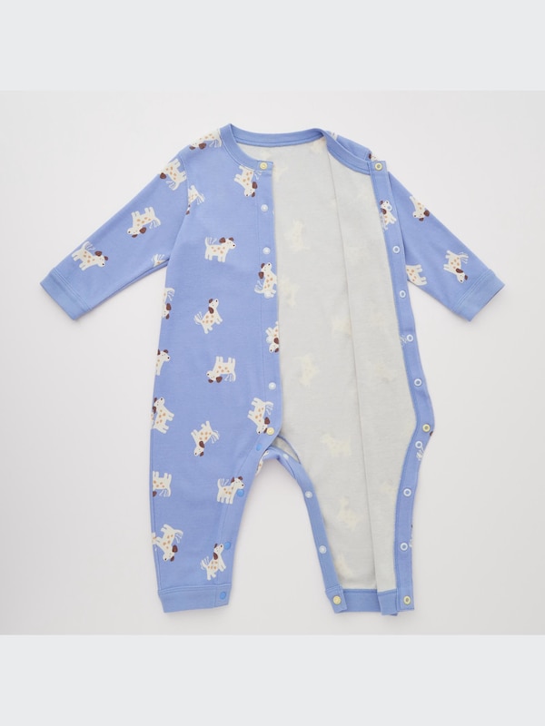 Joy of Print 1*1 Ribbed Long Sleeve One Piece Outfit