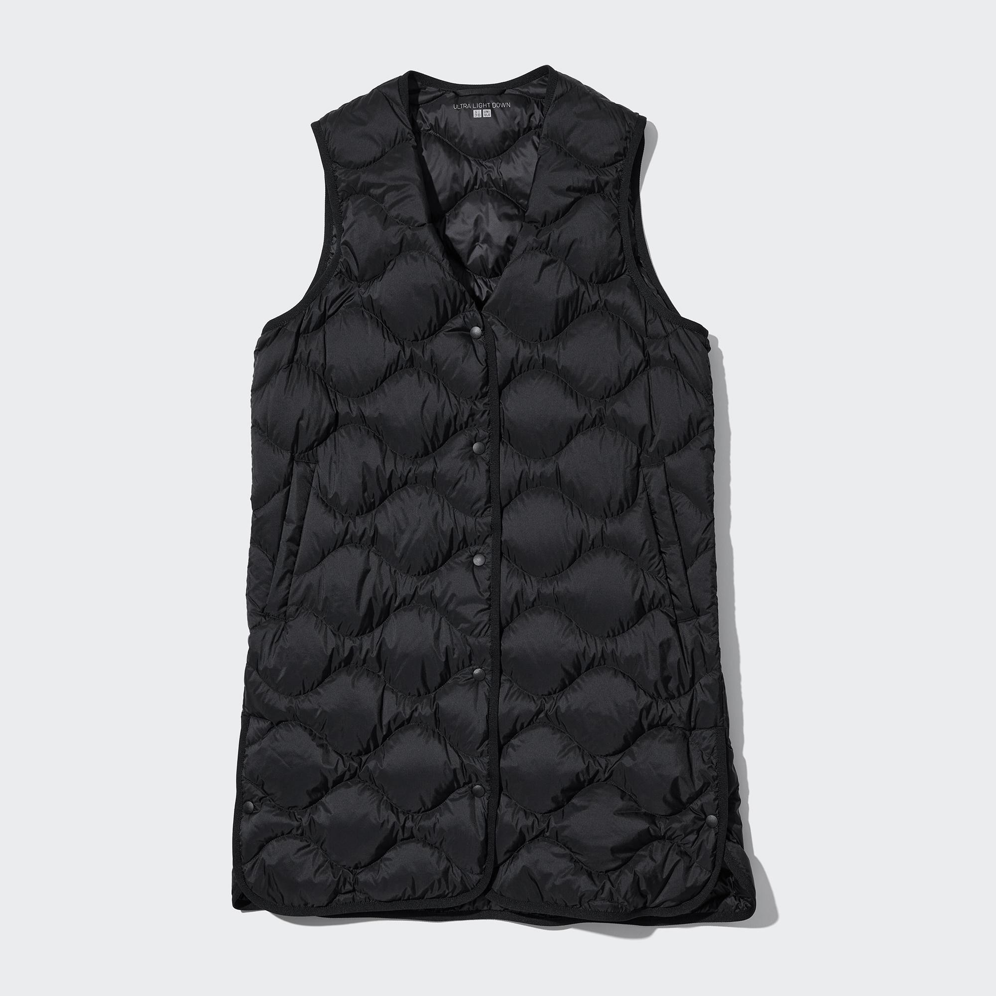 Quilted down sale vest women's