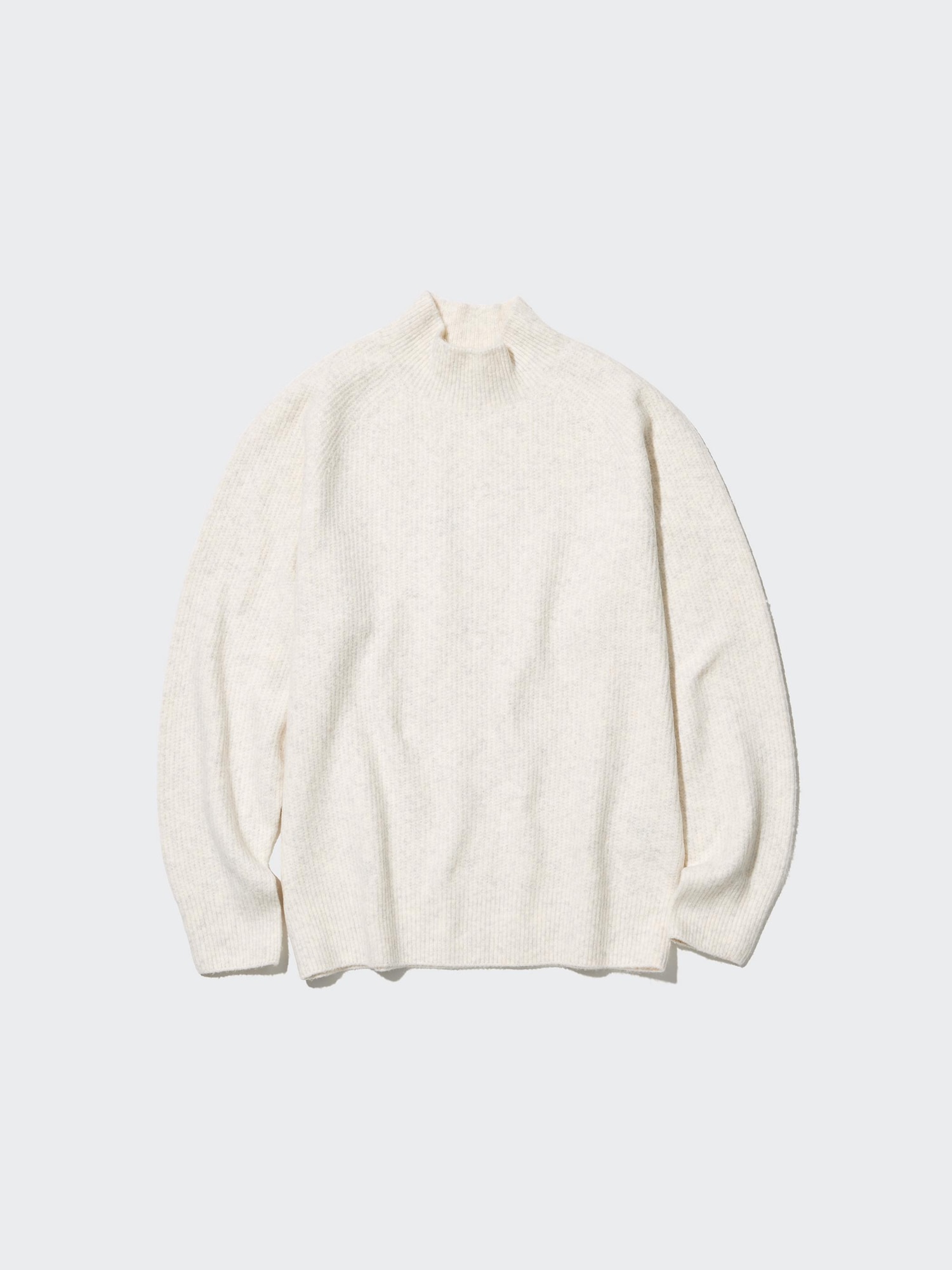 d*3様 19AW MOCK NECK COTTON KNIT モックネック セ ユニクロ公式 | 3Dスフレヤーンモックネックセーター（長袖）