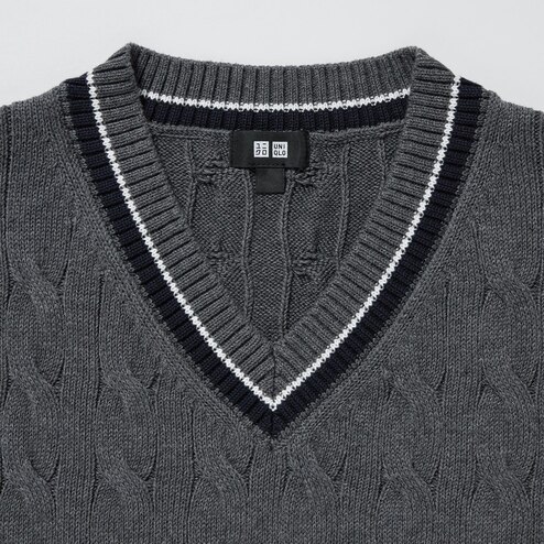 uniqlo v neck vest