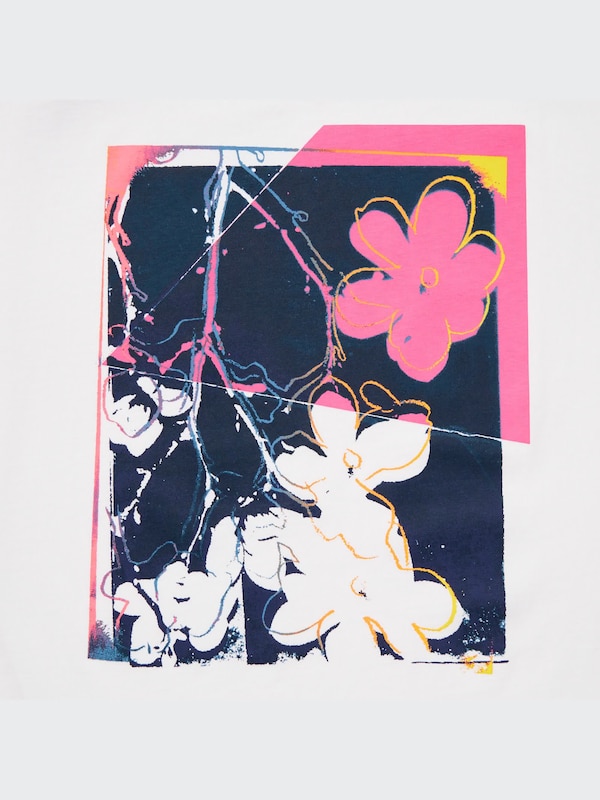 アンディ・ウォーホル フラワーズ コレクション UT グラフィックTシャツ（半袖・オーバーサイズフィット）