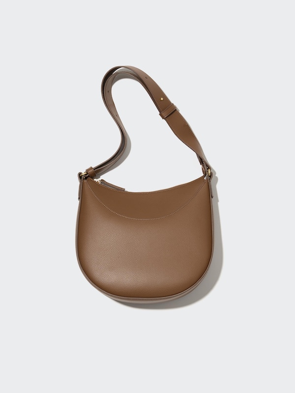 Faux Leather One Handle Bag