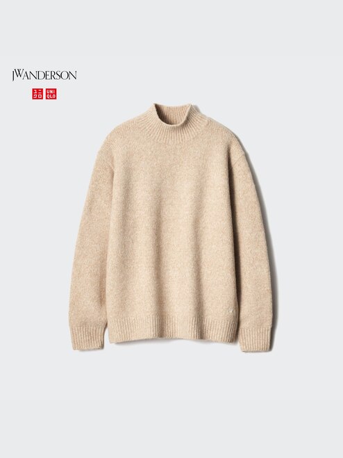 Mock Neck Crew Neck MEN'S SOUFFLE YARN MOCK NECK SWEATER UNIQLO ID