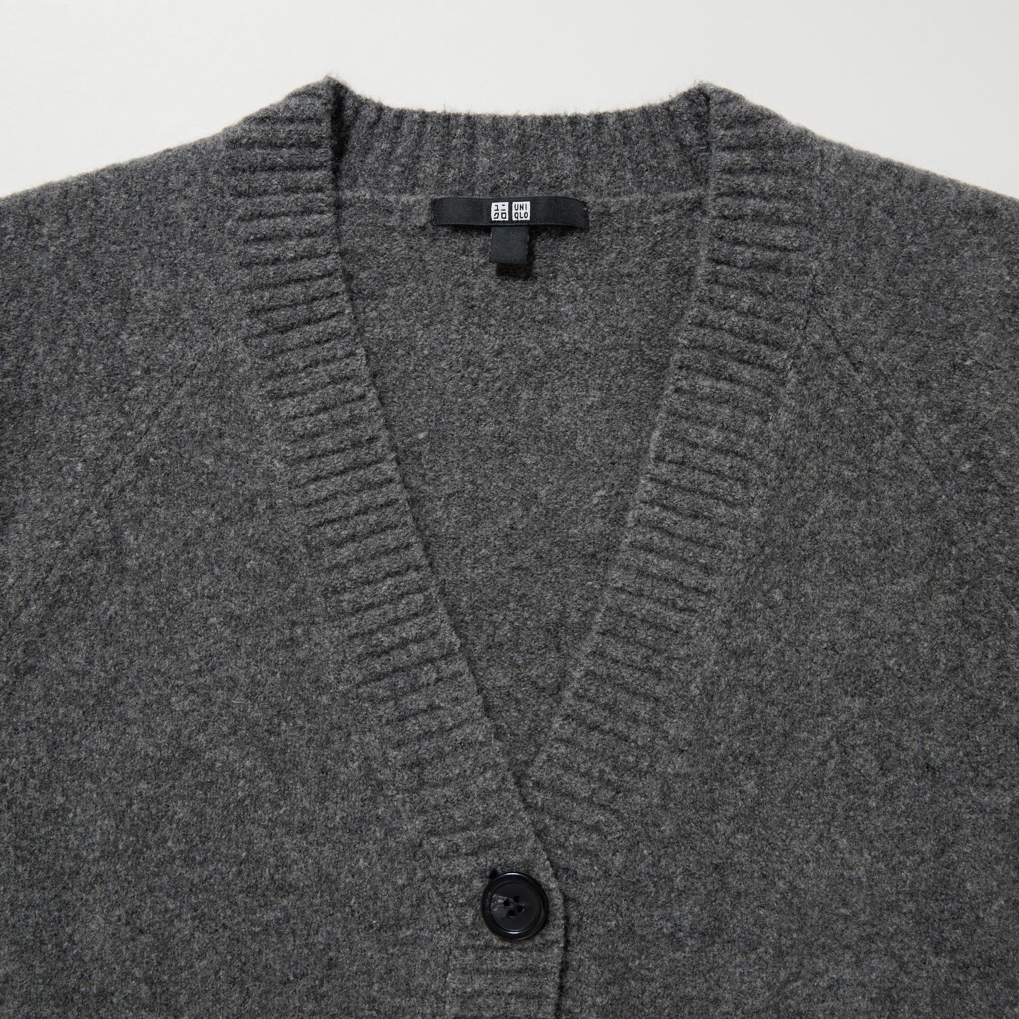 Uniqlo black outlet cardigan