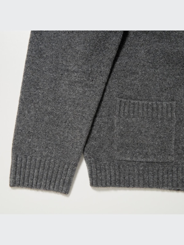 Souffle Yarn Long Sleeve Short Cardigan