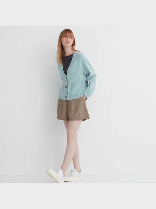 Souffle Yarn Long Sleeve Short Cardigan