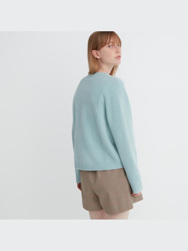 Souffle Yarn Long Sleeve Short Cardigan