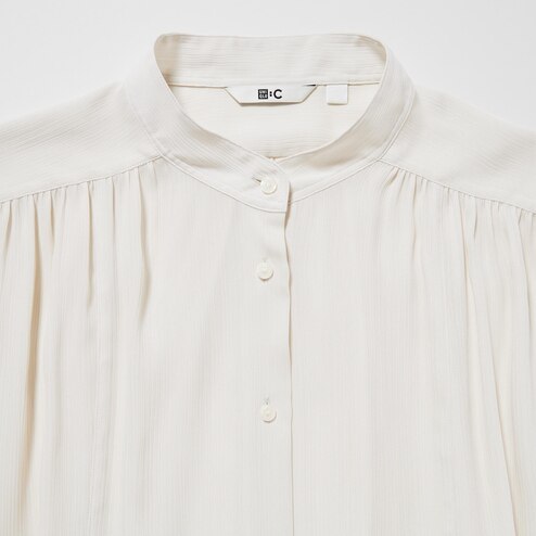 uniqlo long sleeve blouse