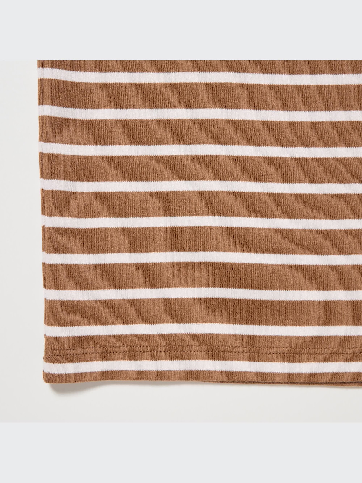 ユニクロ公式 | ソフトタッチボーダークルーネックTシャツ（長袖）