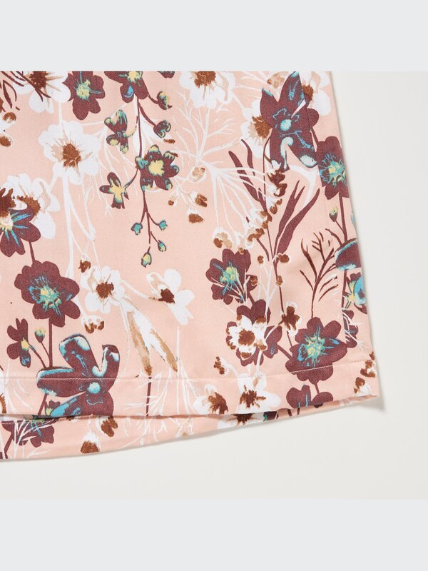 Celana Pendek Rileks Rayon Motif