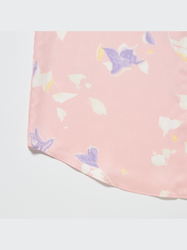 Piyama Satin Lengan Pendek (Celana Panjang)