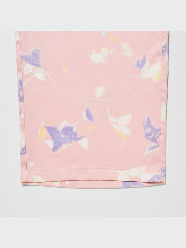 Piyama Satin Lengan Pendek (Celana Panjang)