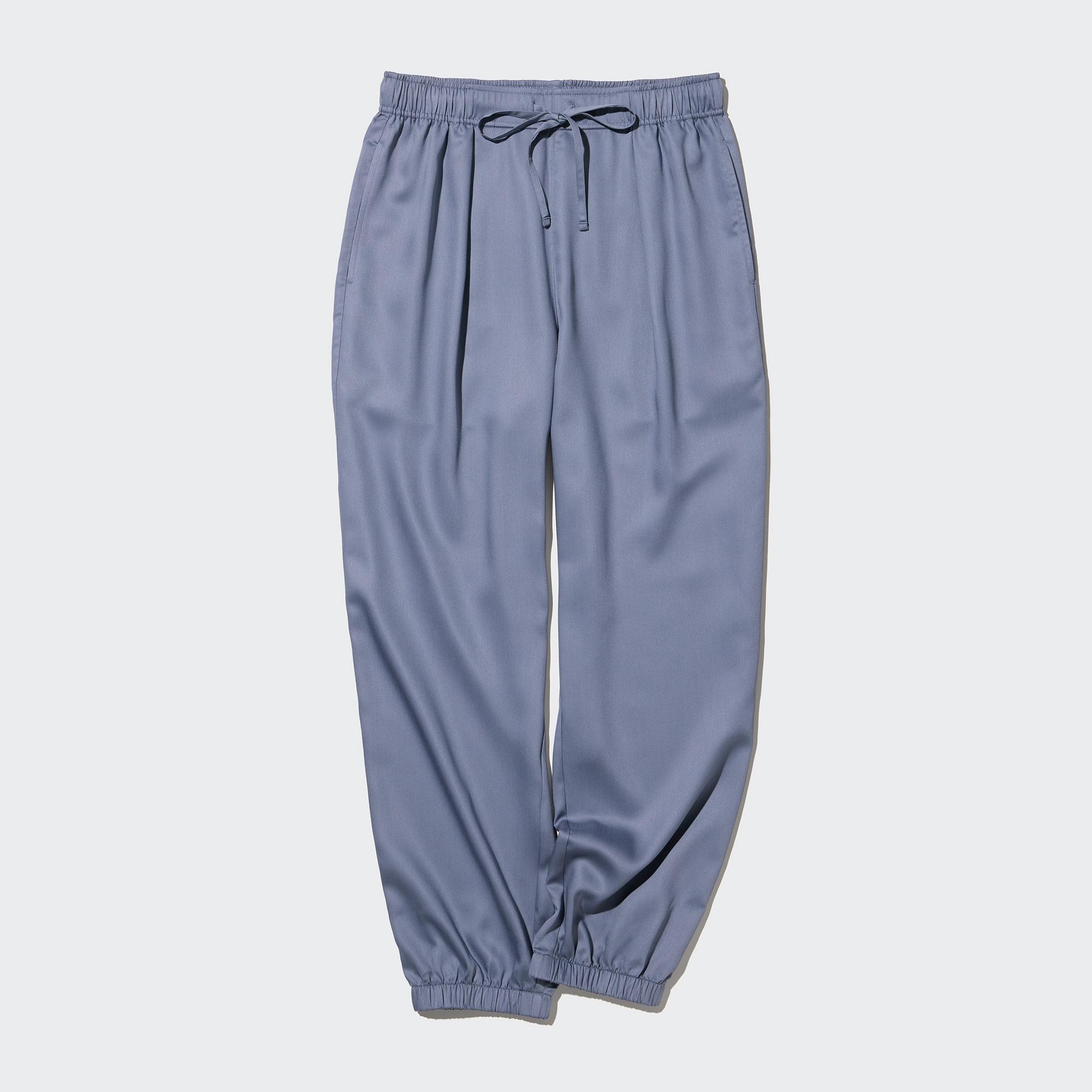 WOMEN DRAPE JOGGERS, UNIQLO