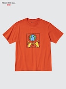PEACE FOR ALL (Keith Haring) Áo Thun Ngắn Tay