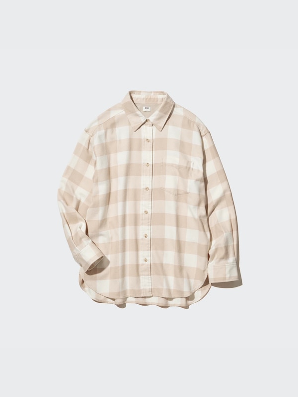 Kemeja Flannel Kotak Lengan Panjang