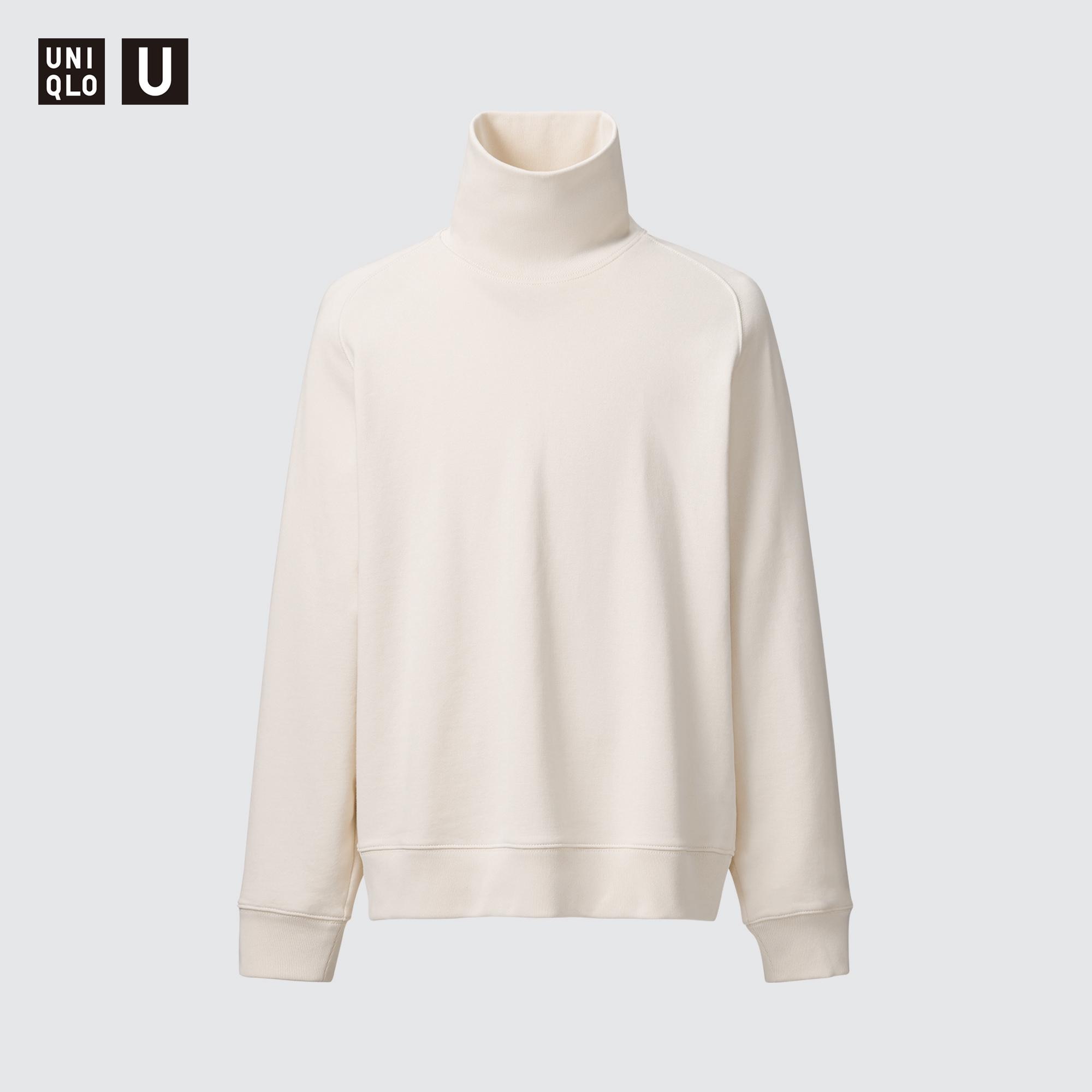 White 2025 turtleneck sweatshirt