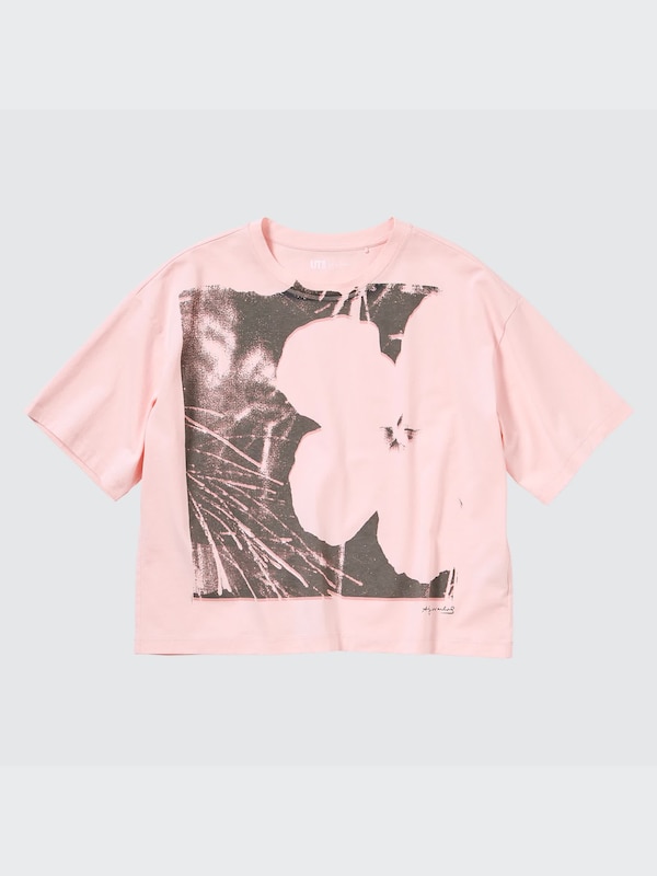 アンディ・ウォーホル フラワーズ コレクション UT グラフィックTシャツ（半袖・オーバーサイズフィット）
