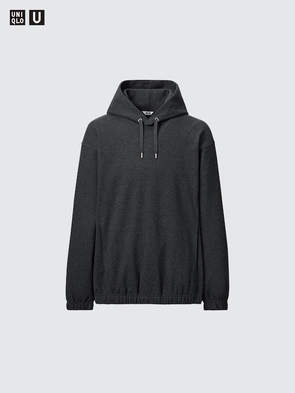 ブラッシュドジャージープルパーカ（長袖）