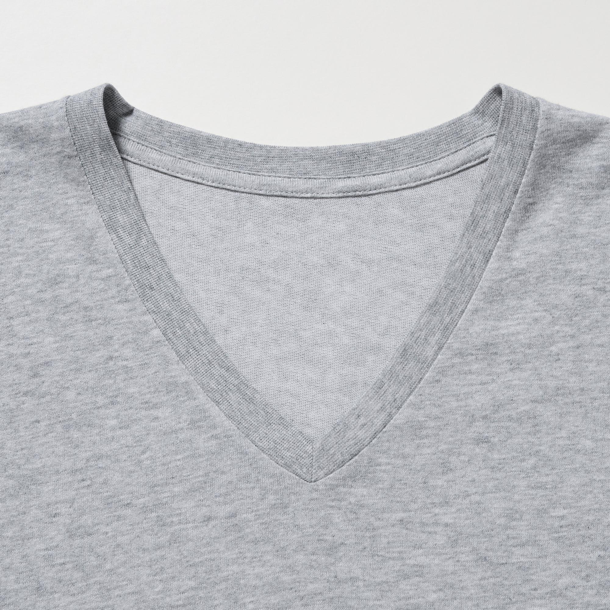 Plain gray t shirt clearance v neck