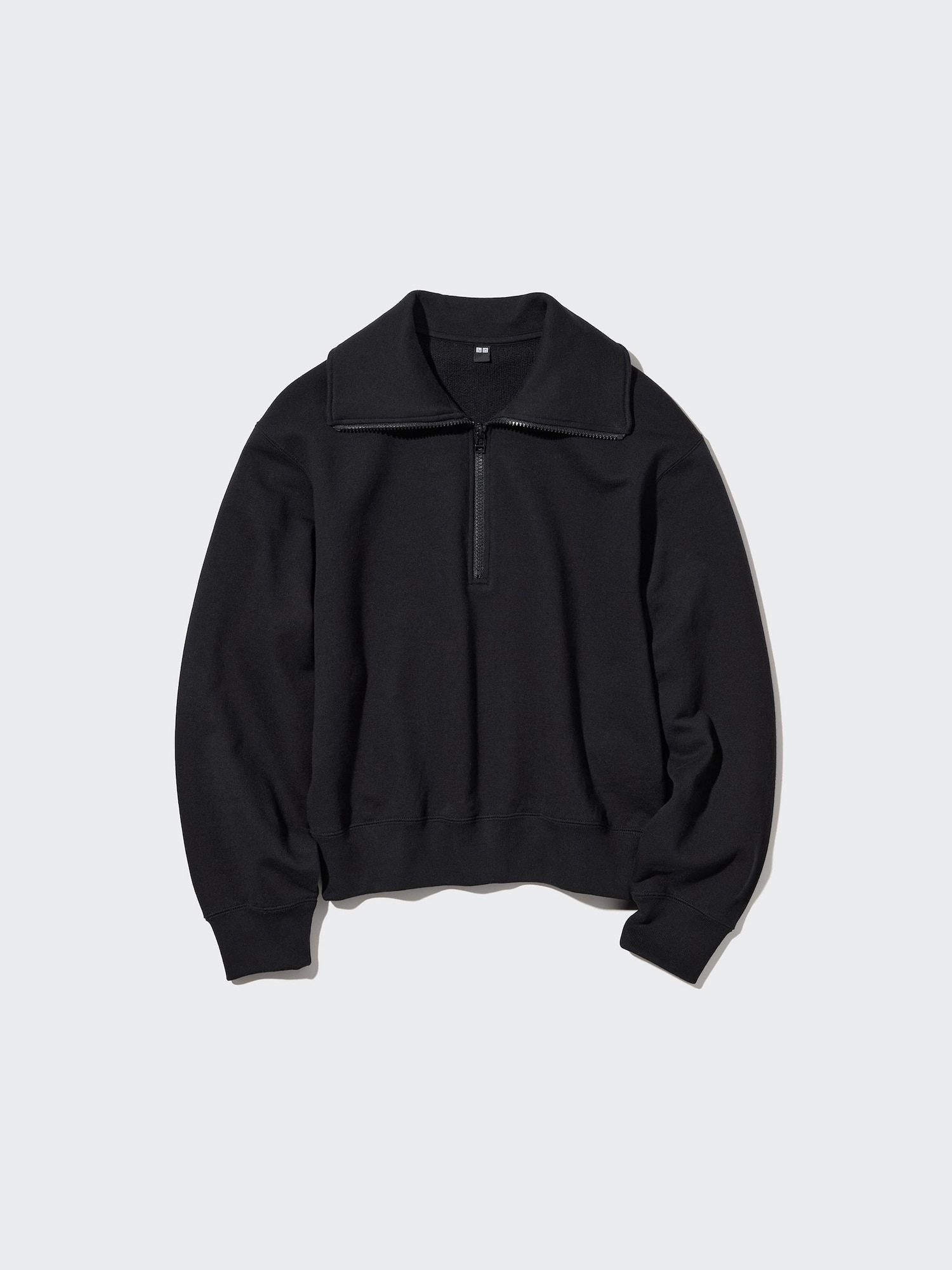 Half zip pullover black on sale