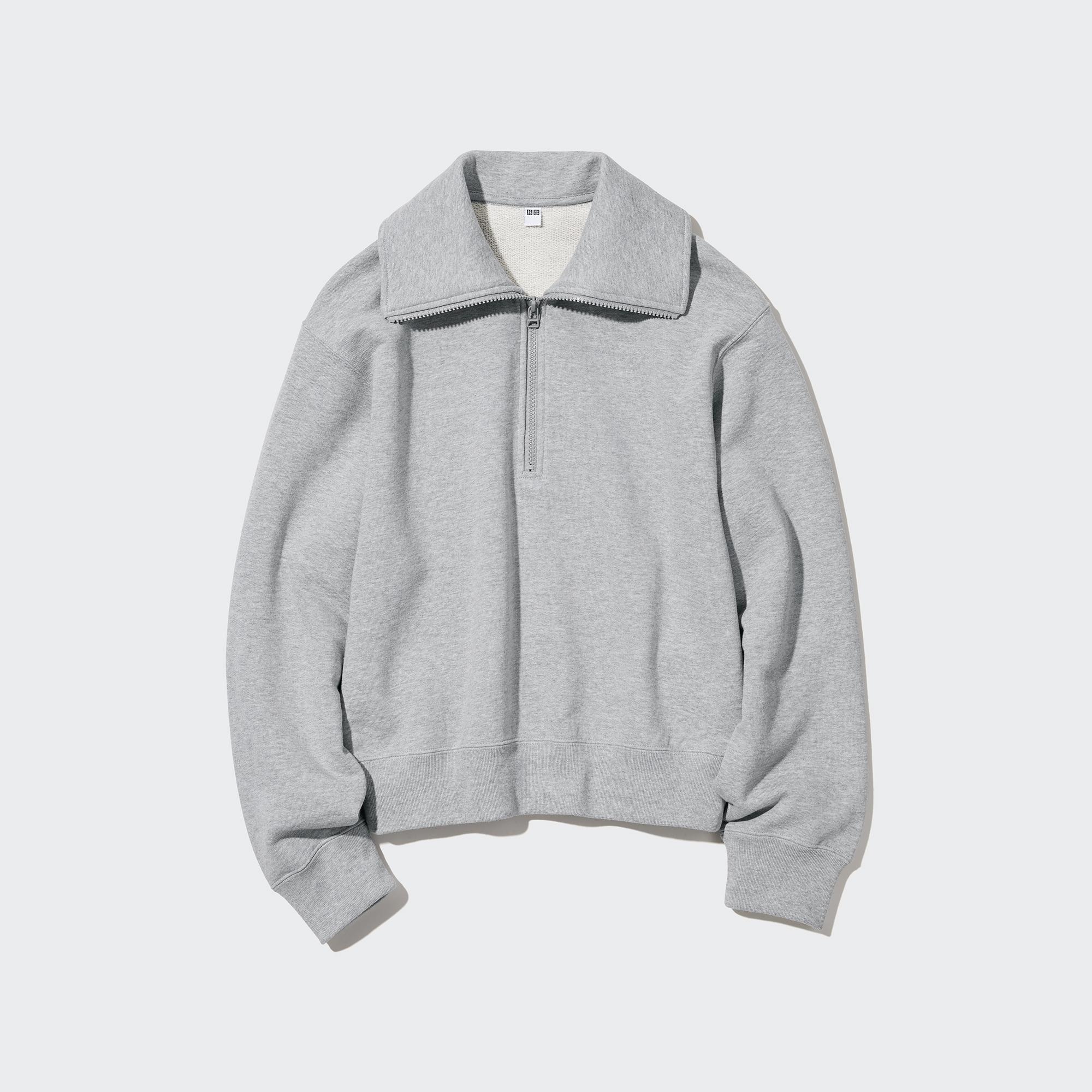 Grey store zipper sweater