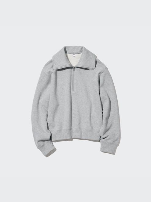 WOMEN'S HALF-ZIP SWEATSHIRT UNIQLO ID