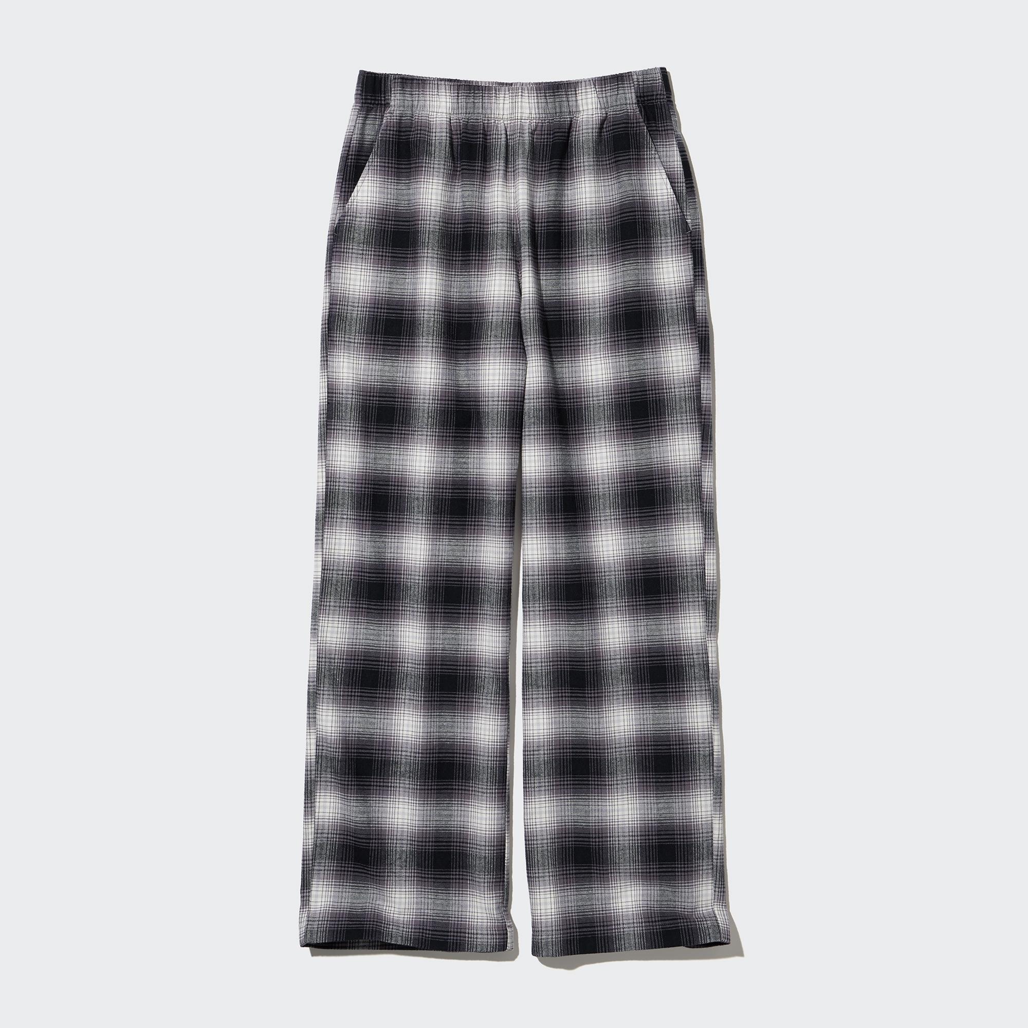 Uniqlo on sale plaid trousers