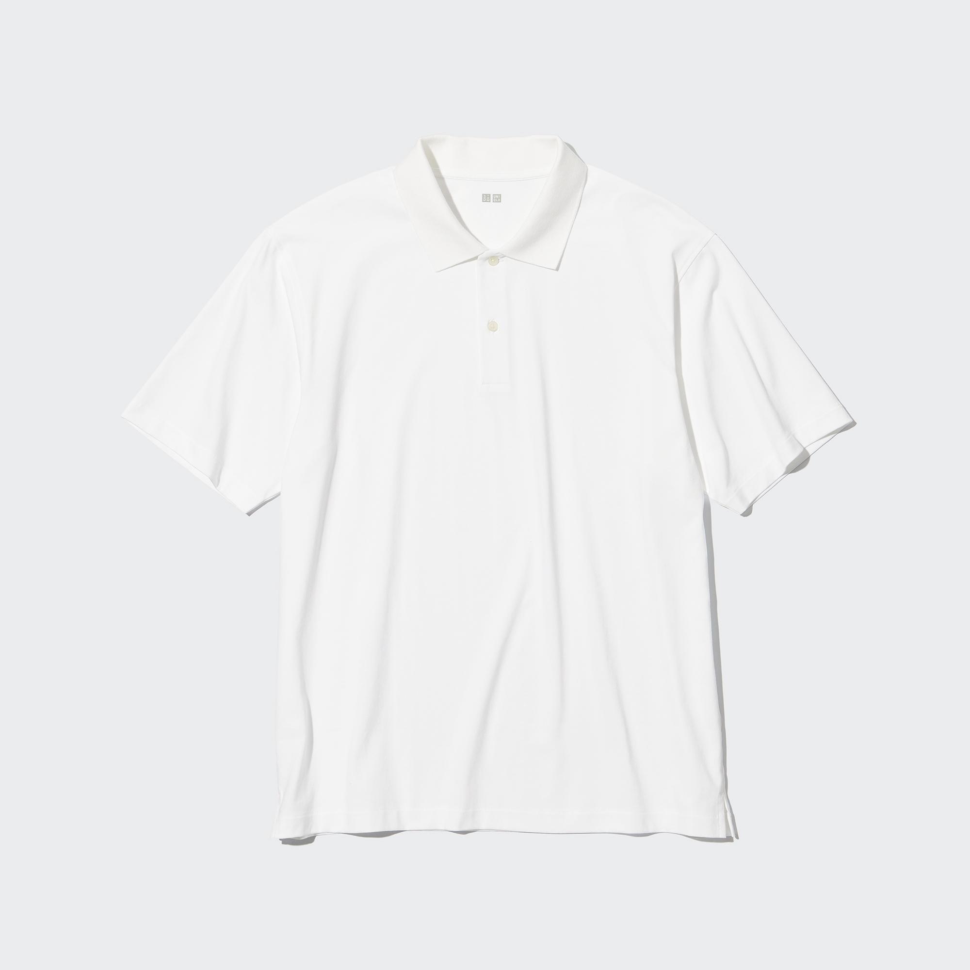 White 2025 polo short