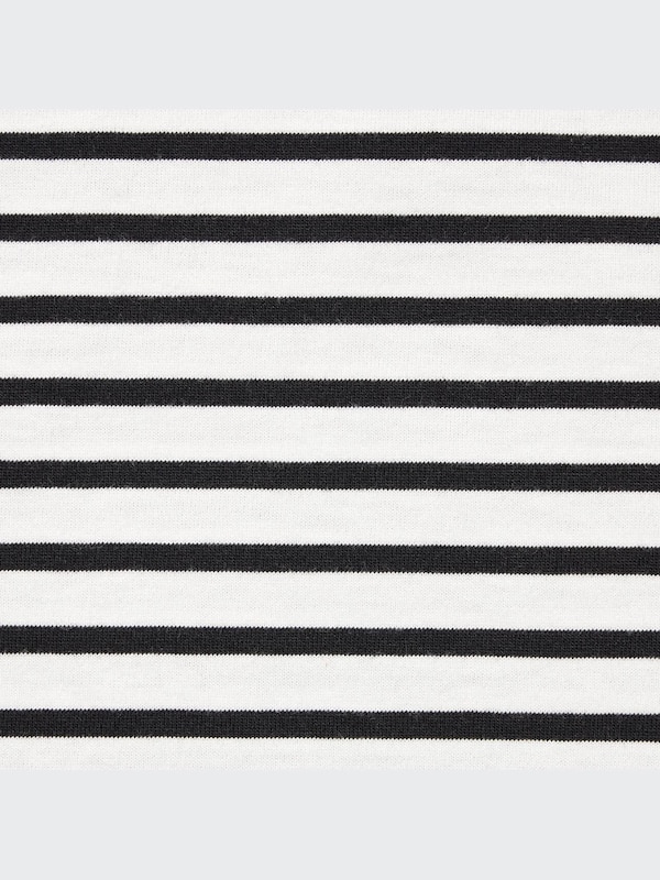 T-Shirt Oversize Katun Garis Lengan Pendek