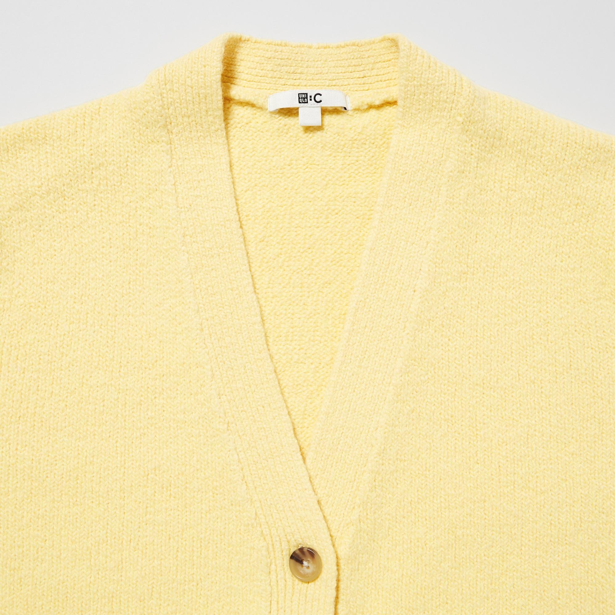 Uniqlo 2025 yellow cardigan