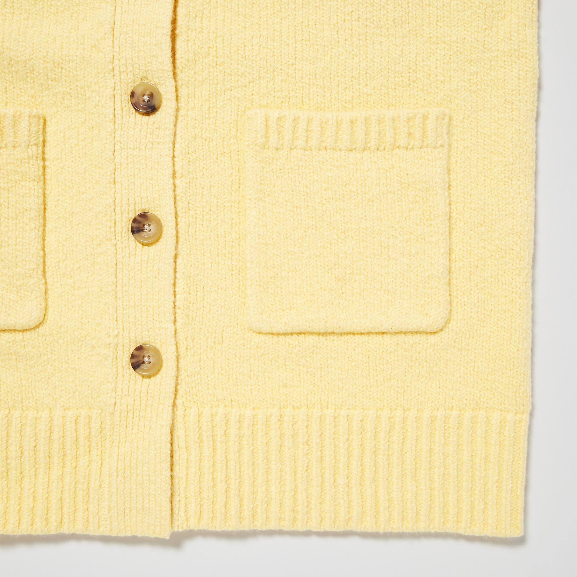 Uniqlo yellow clearance cardigan