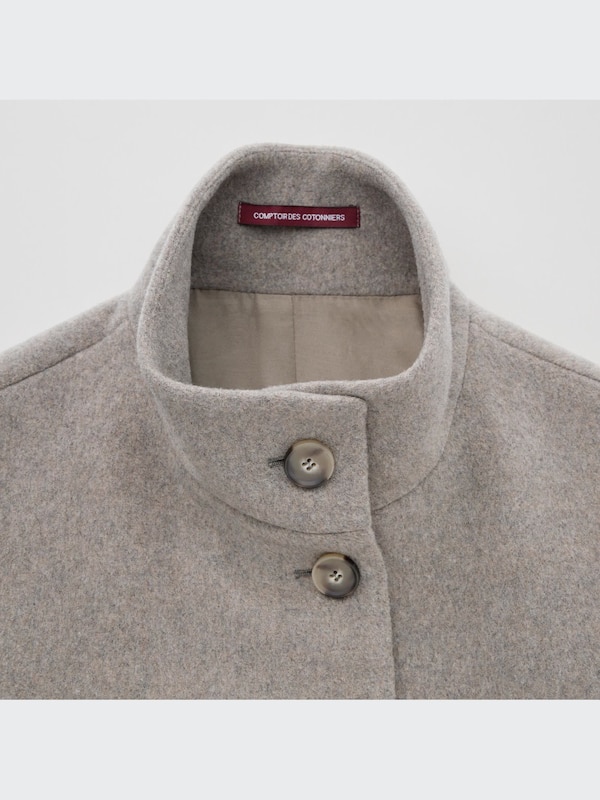 ウールスタンドカラーコート（コントワーデコトニエ）