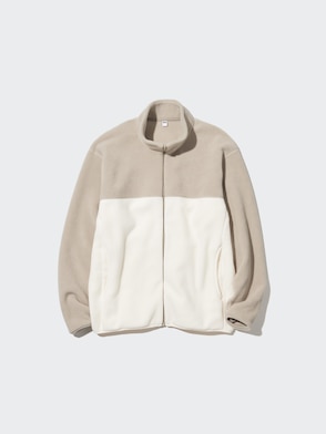 Fleece Long Sleeve Full-Zip Jacket (Colour Block)